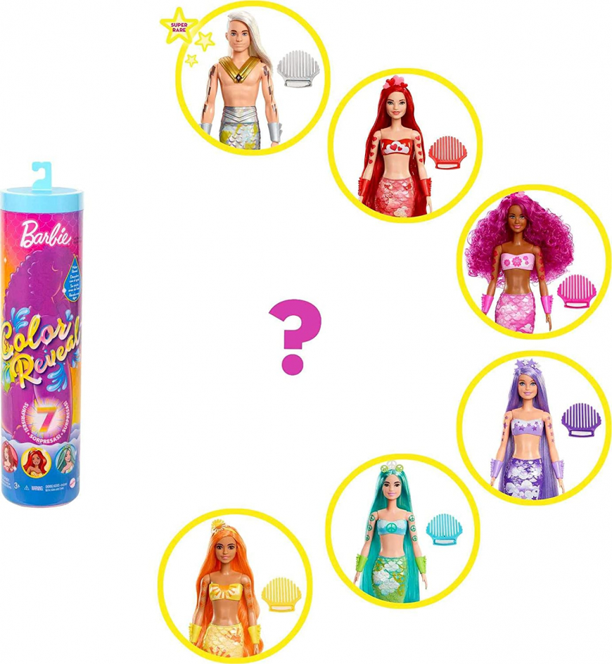 Barbie Color Reveal Mermaid series 2