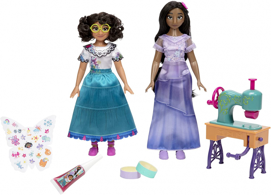 Disney Encanto Mirabel and Isabela Custom Fashion Creation Kit with 2 dolls