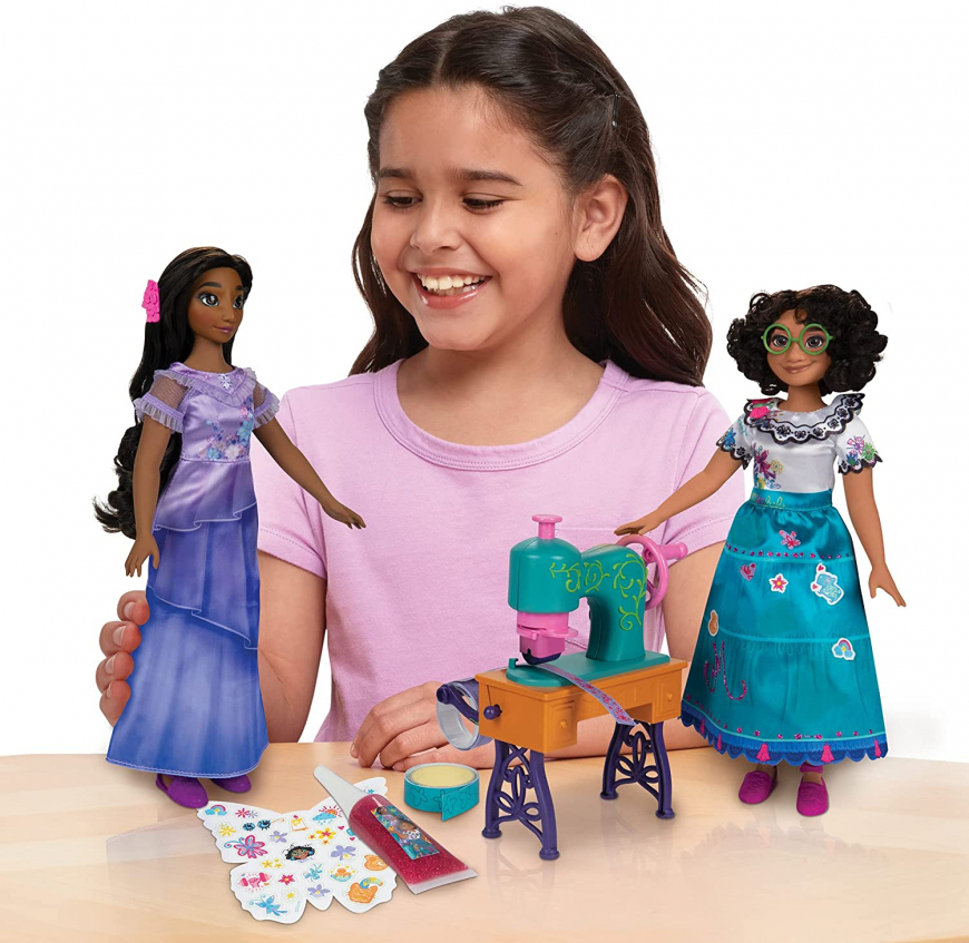 Disney Encanto Mirabel and Isabela Custom Fashion Creation Kit with 2 dolls