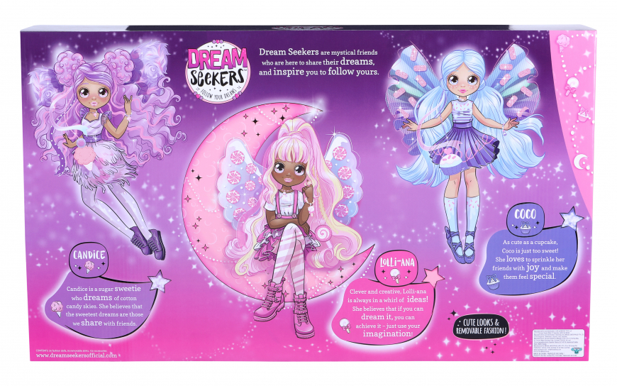 Dream Seeker Sweet Dreamers 3-pack dolls Candice, Lolli-Ana and Coco