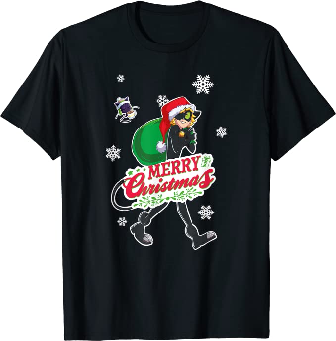 Miraculous Ladybug Christmas Collection of t-shirts, tote bags, pillows ...