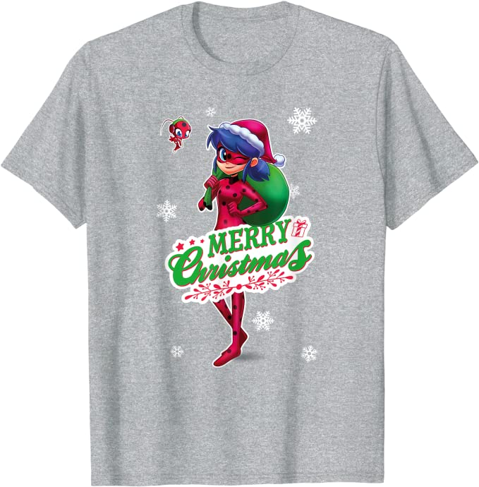 Miraculous Ladybug Christmas Collection of t-shirts, tote bags, pillows and more