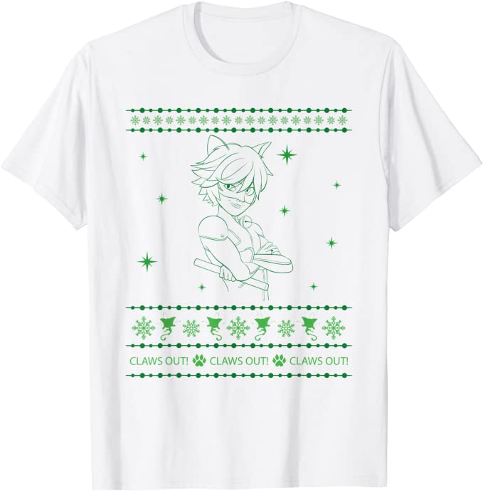 Miraculous Ladybug Christmas Collection of t-shirts, tote bags, pillows and more