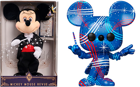 Disney Treasures From the Vault Mickey Mouse Revue Plush and Funko Pop! Artist Series Conductor Mickey