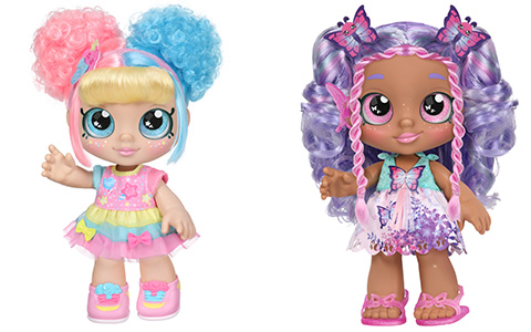 New Kindi Kids Scented Big Sister dolls: Flora Flutters and Candy Sweets