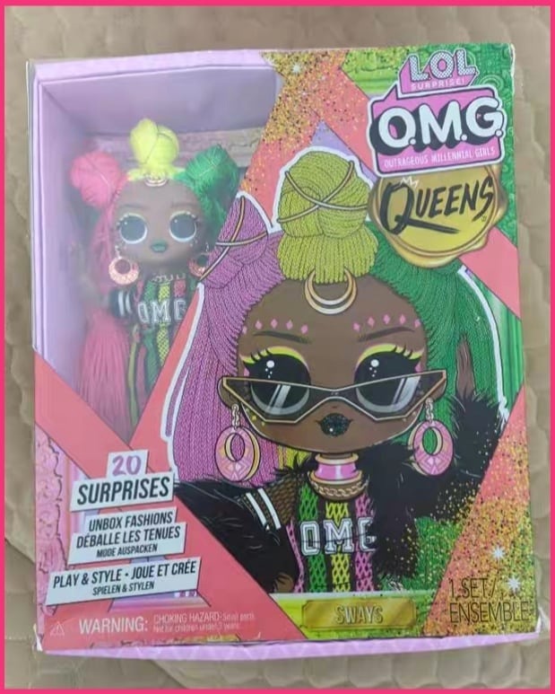 LOL OMG Queens Sways doll in box