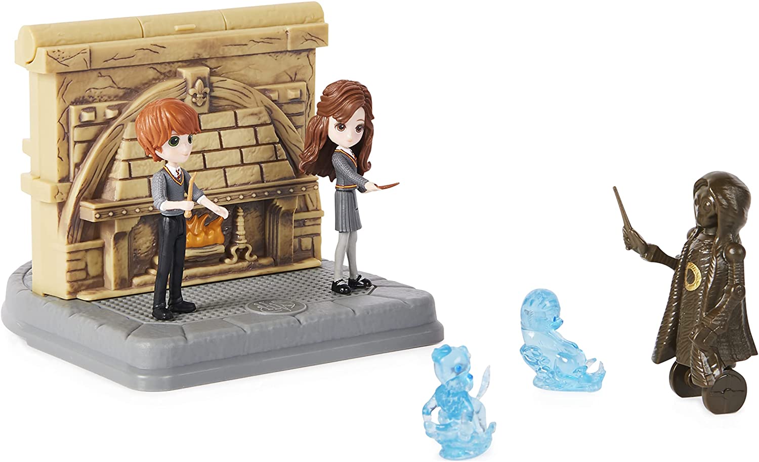 Wizarding World Magical Minis Harry Potter and Ginny Weasley Patronus Friendship Set with 2 Toy Figures and 2 Creatures Kids Toys for Ages 5 and up 