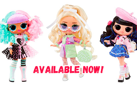 LOL Surprise Tweens series 2 dolls: Gracie Skates, Aya Cherry, Lexi Gurl and Goldie Twist
