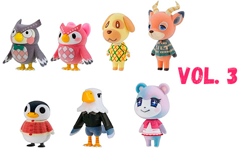 Bandai Animal Crossing New Horizons Tomodachi Vol 3 set 2022