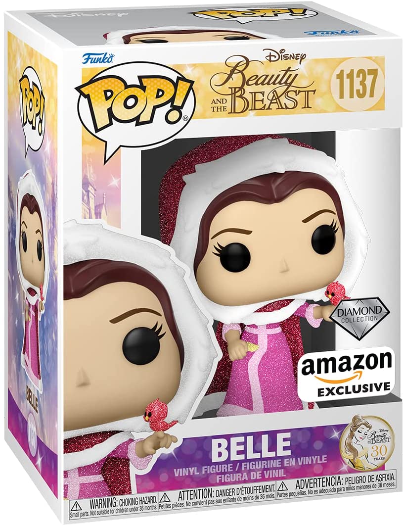 Funko Pop Winter Belle Diamond Glitter, Amazon Exclusive