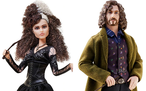 New Harry Potter dolls from Mattel: Bellatrix Lestrange and Sirius Black