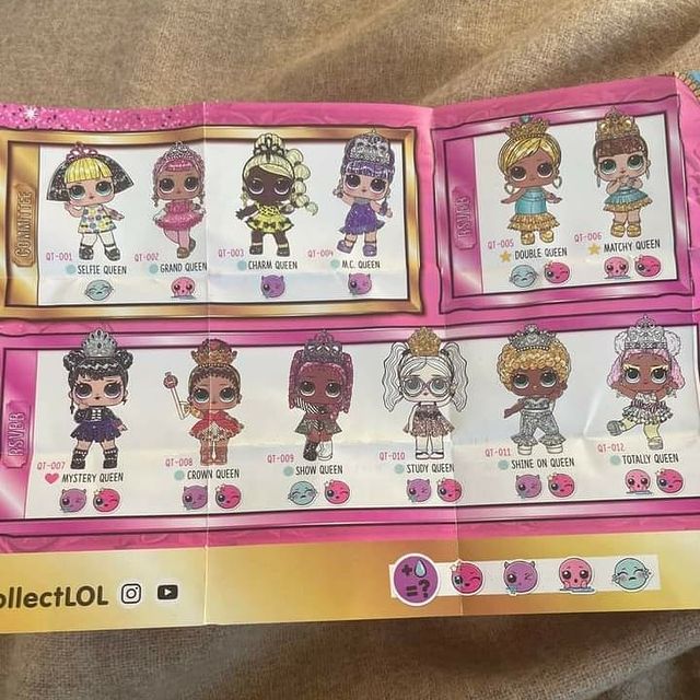 LOL Surprise Queens dolls checklist