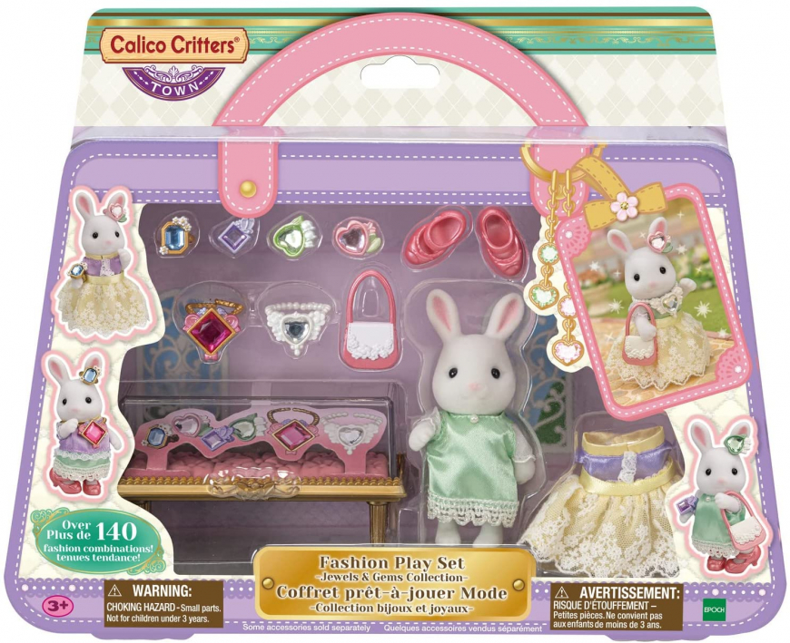 Calico Critters Fashion Playset Jewels & Gems Collection