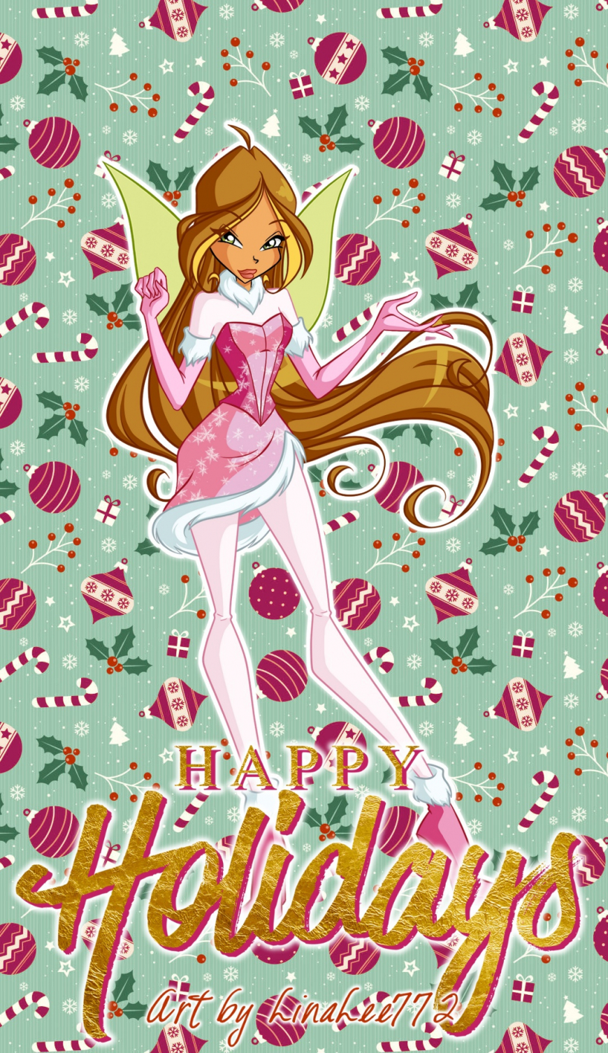 Winx Club winter christmas wallpapers