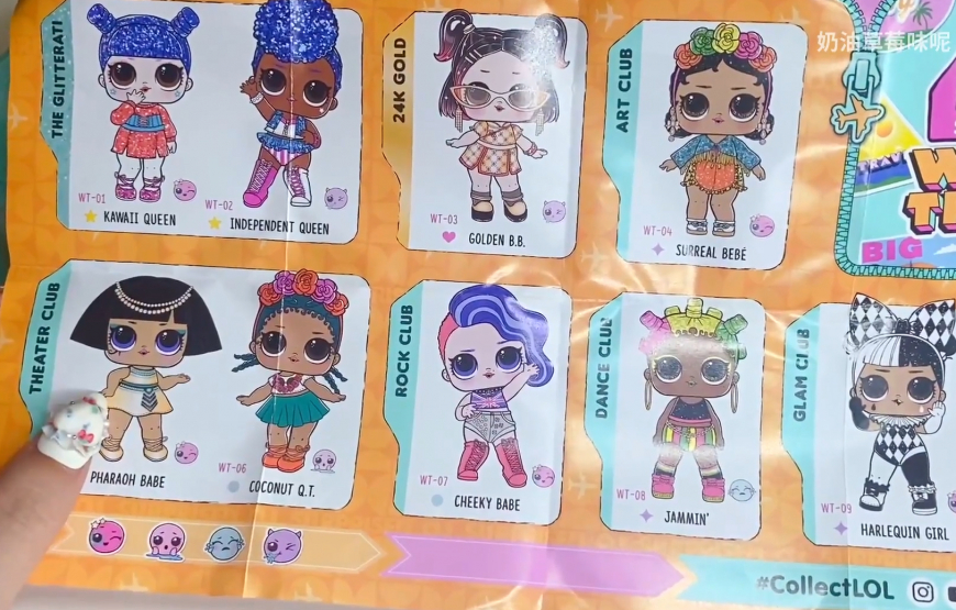 LOL Surprise World Travel doll checklist