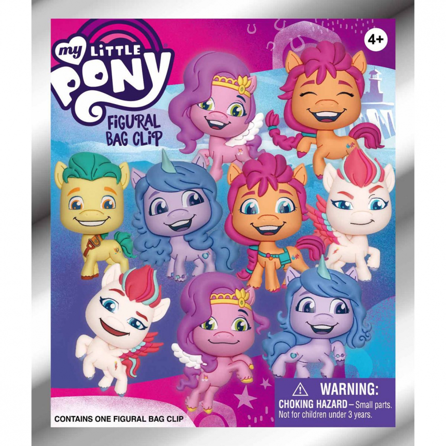 My Little Pony 3D Foam Bag Clip Random 6-Pack