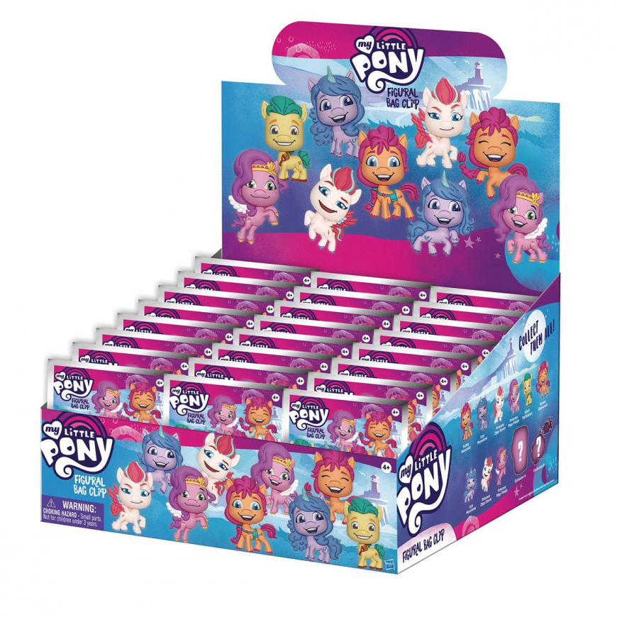 My Little Pony 3D Foam Bag Clip Display Case 24