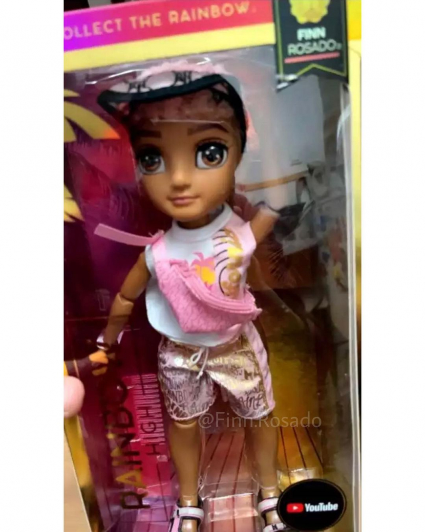 Rainbow High Pacific Coast Finn Rosado doll