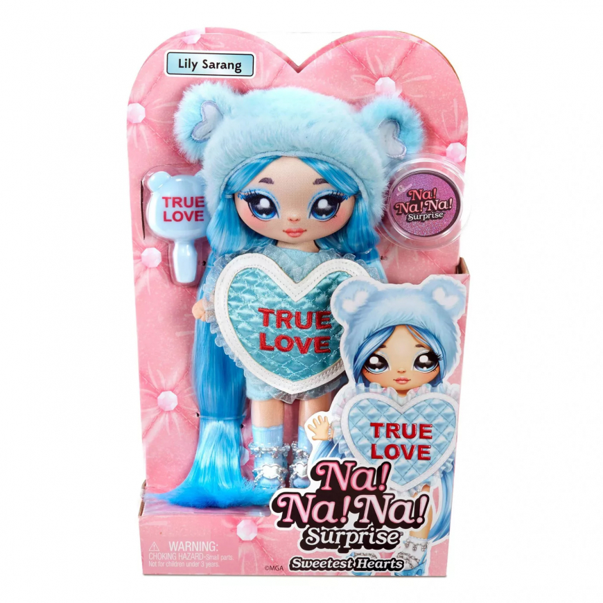 Na Na Na Surprise Blue Heart Bear Lily Sarang doll