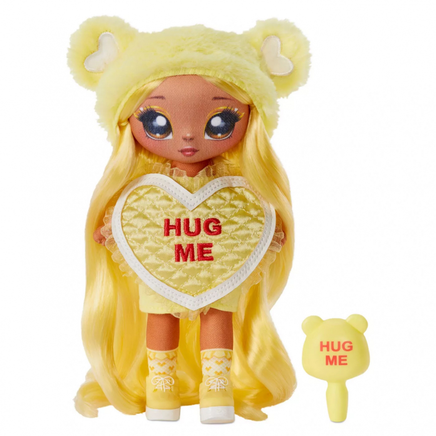 Na Na Na Surprise Yellow Heart Bear Maria Buttercup doll