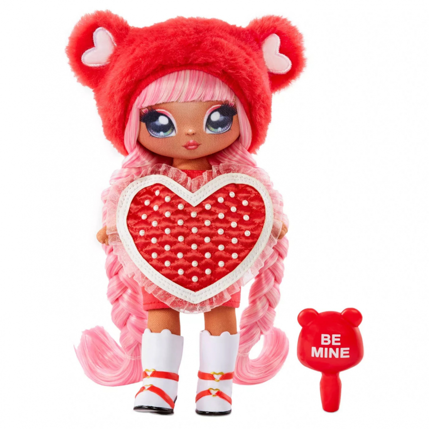 Na Na Na Surprise Red Heart Bear Valentina Moore doll