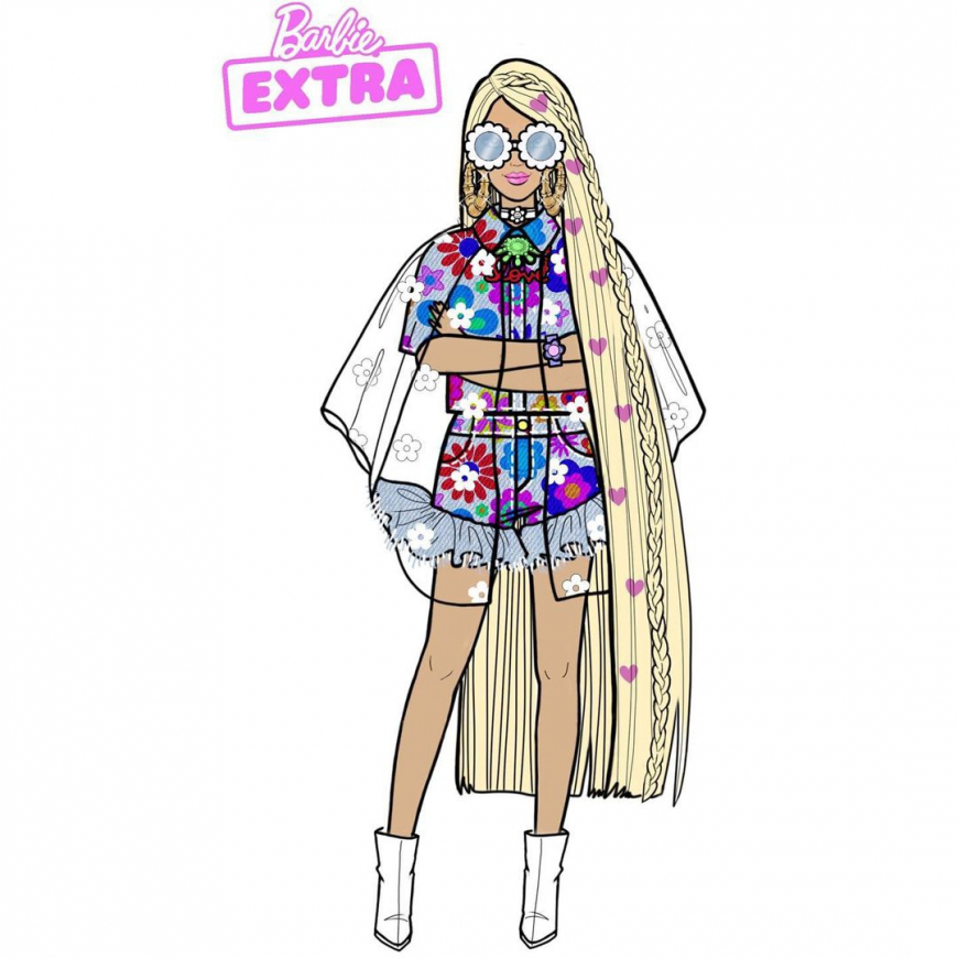 Barbie Extra concept art