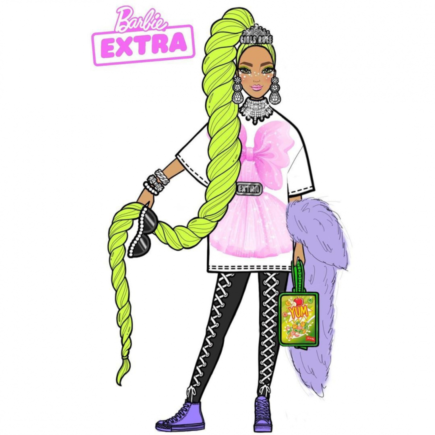 Barbie Extra concept art