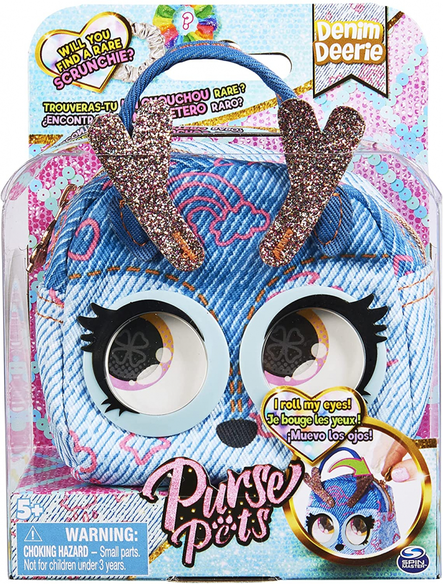 Purse Pets Micros Denim Deerie Purse