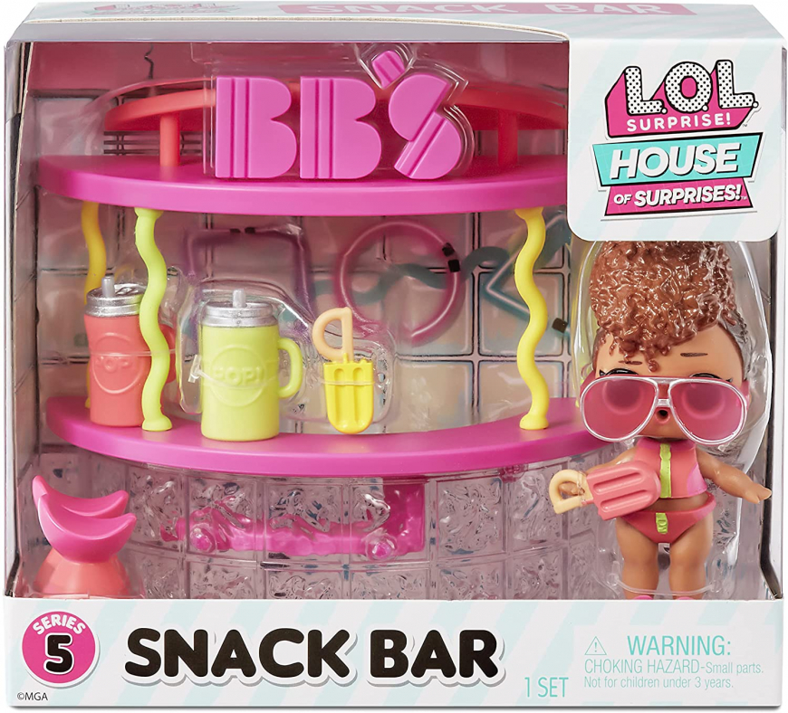 LOL Surprise House of Surprises Rip Tide Snack bar set
