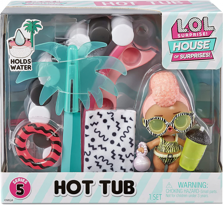 LOL Surprise House of Surprises Vacay Babay Hot Tub set