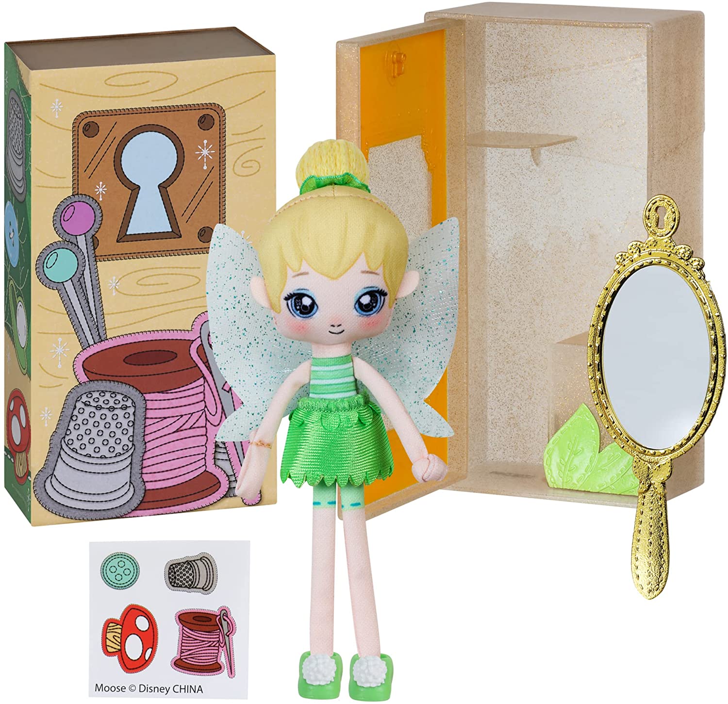 Sweet Seams 4 Soft Rag Doll Pack – 1pc Toy | Lilo & Stitch- Lilo Closet Playset