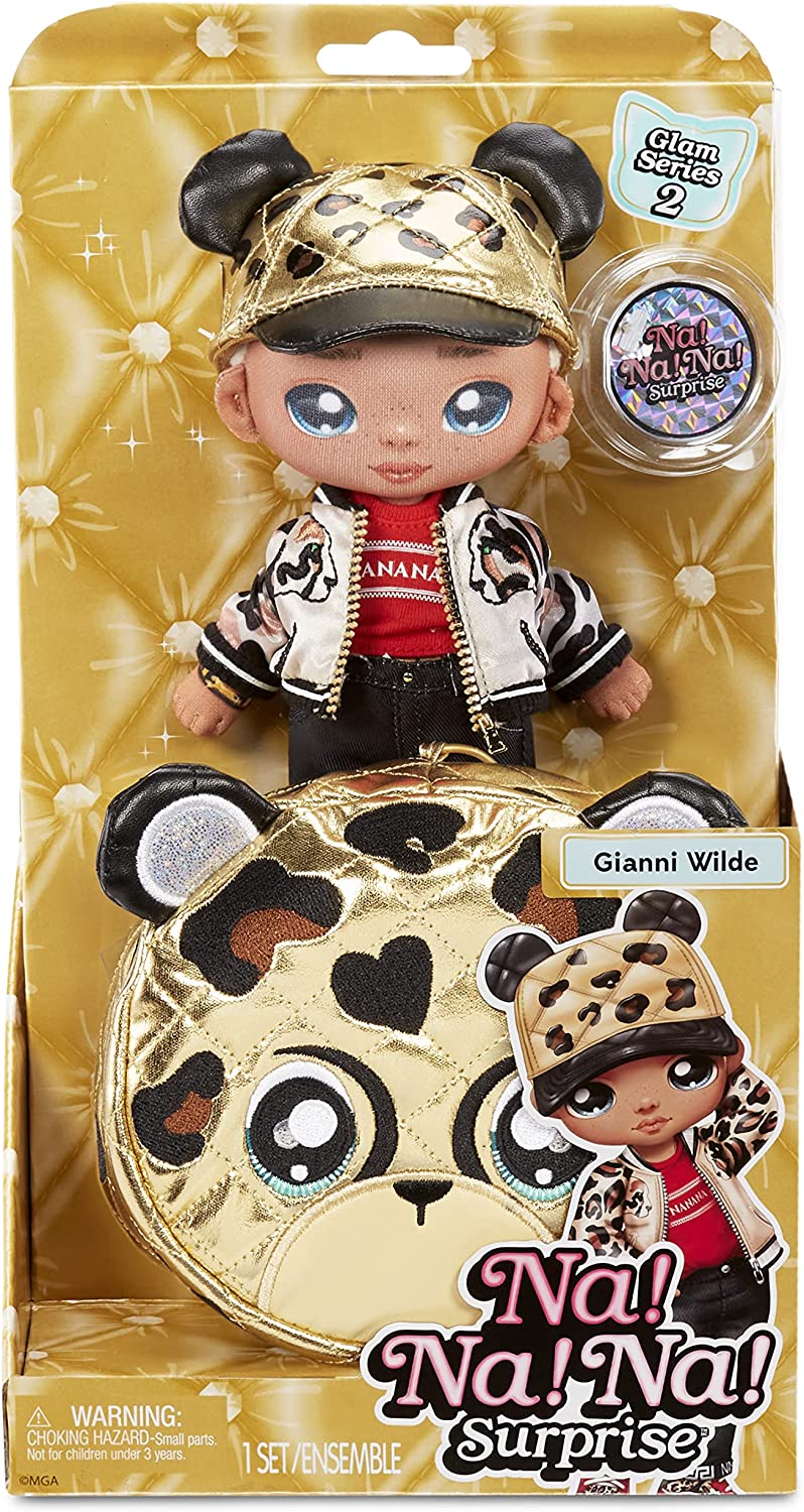 Na Na Na Surprise Glam Series 2 boy Gianni Wilde Cheetah doll