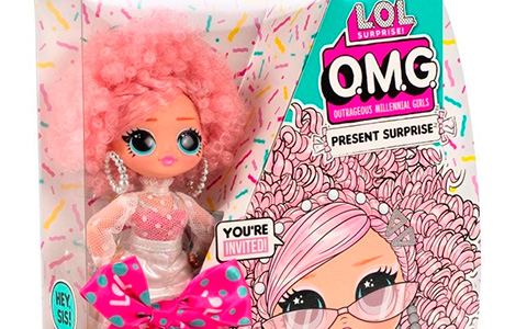 LOL OMG Present Surprise Series 2 doll Miss Celebrate 2022