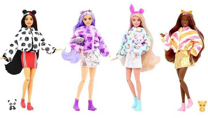 i restyled the series 1 of the barbie cutie reveal dolls!! im so