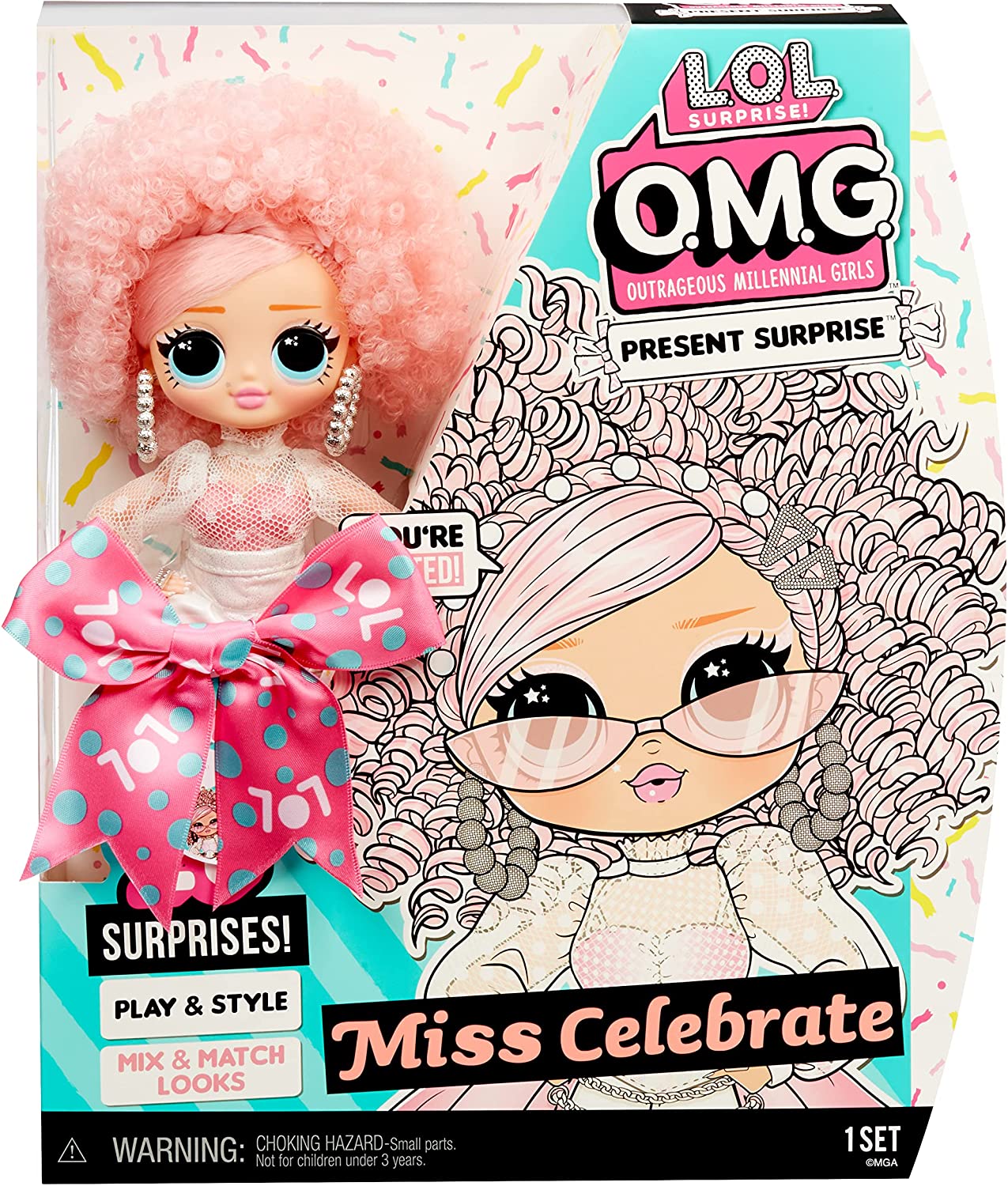 LOL OMG Present Surprise Series 2 doll Miss Celebrate 2022 