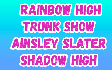 Rainbow High Trunk Show Ainsley Slater playset - Studio Refresh  2.0.