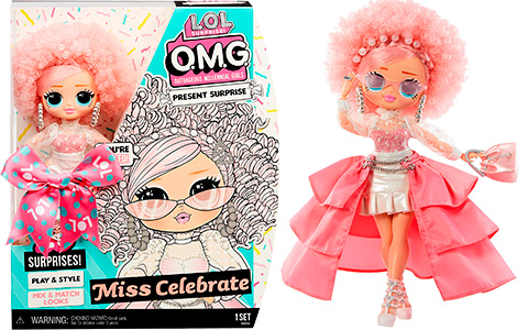 LOL OMG Present Surprise Series 2 doll Miss Celebrate 2022