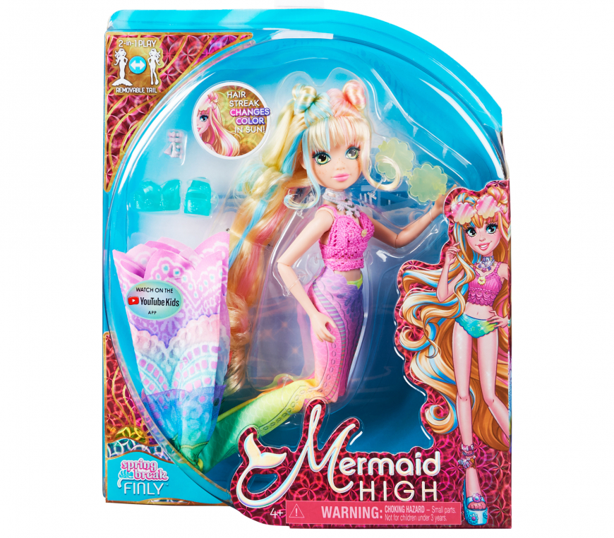 Mermaid High Spring Break Finly doll