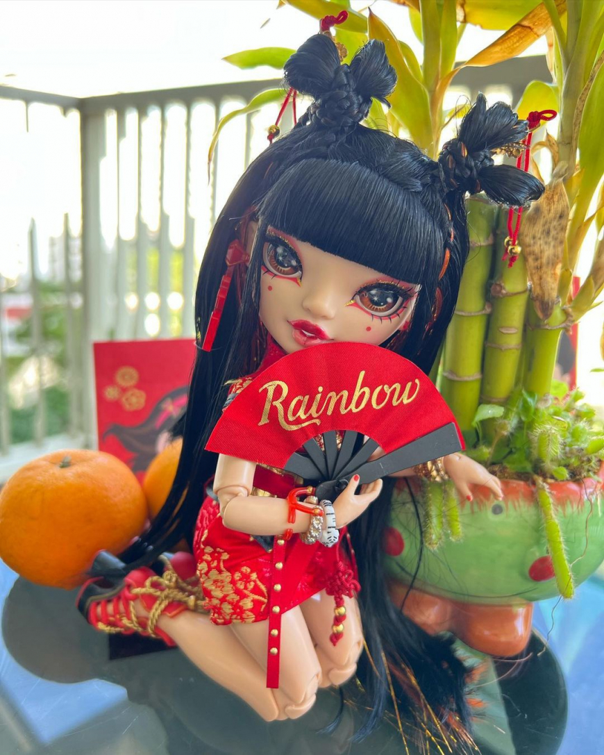 Rainbow High Chinese New Year Collector doll 2022 Lily Cheng in real life pictures