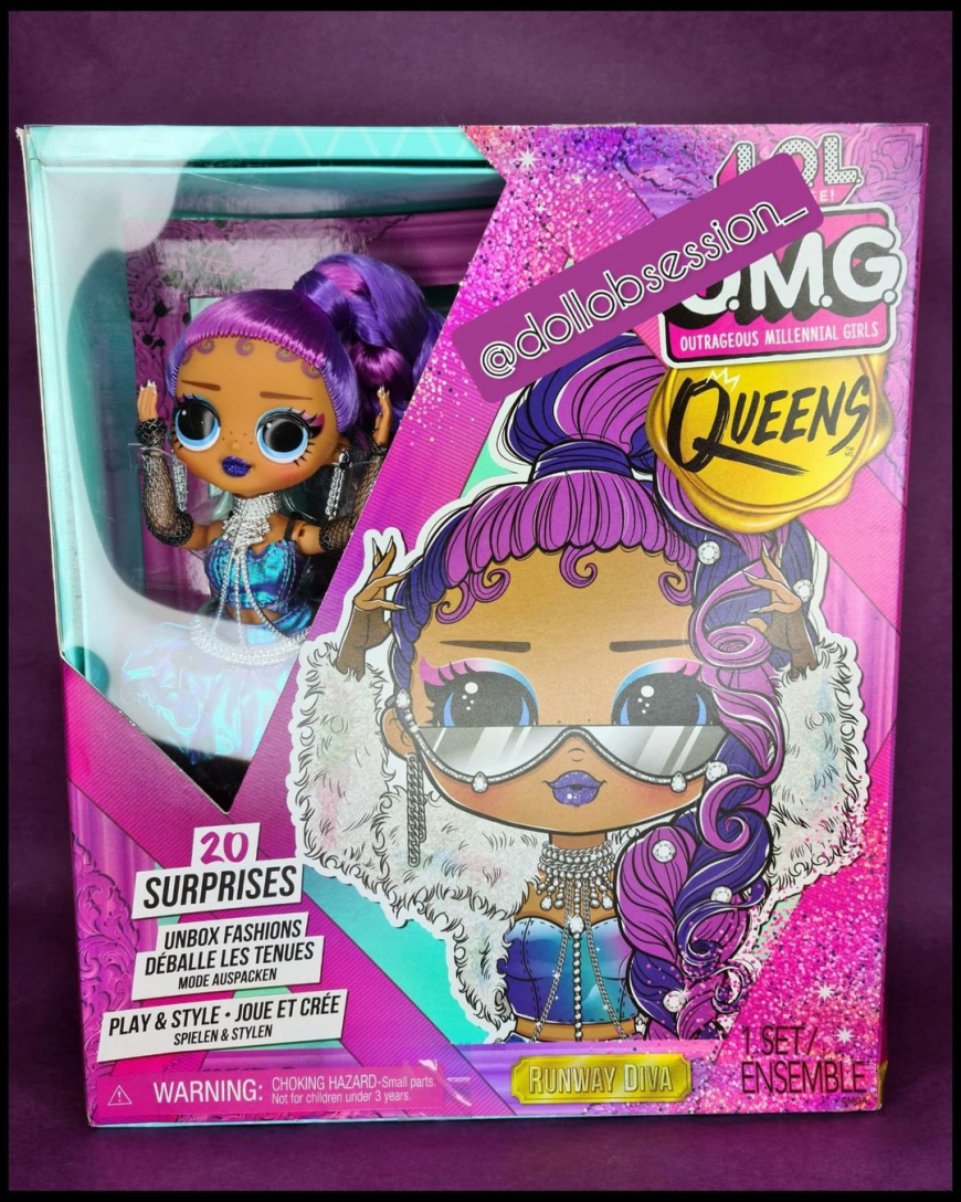 LOL Surprise OMG Queens Splash Beauty Fashion Doll 125+ Mix & Match