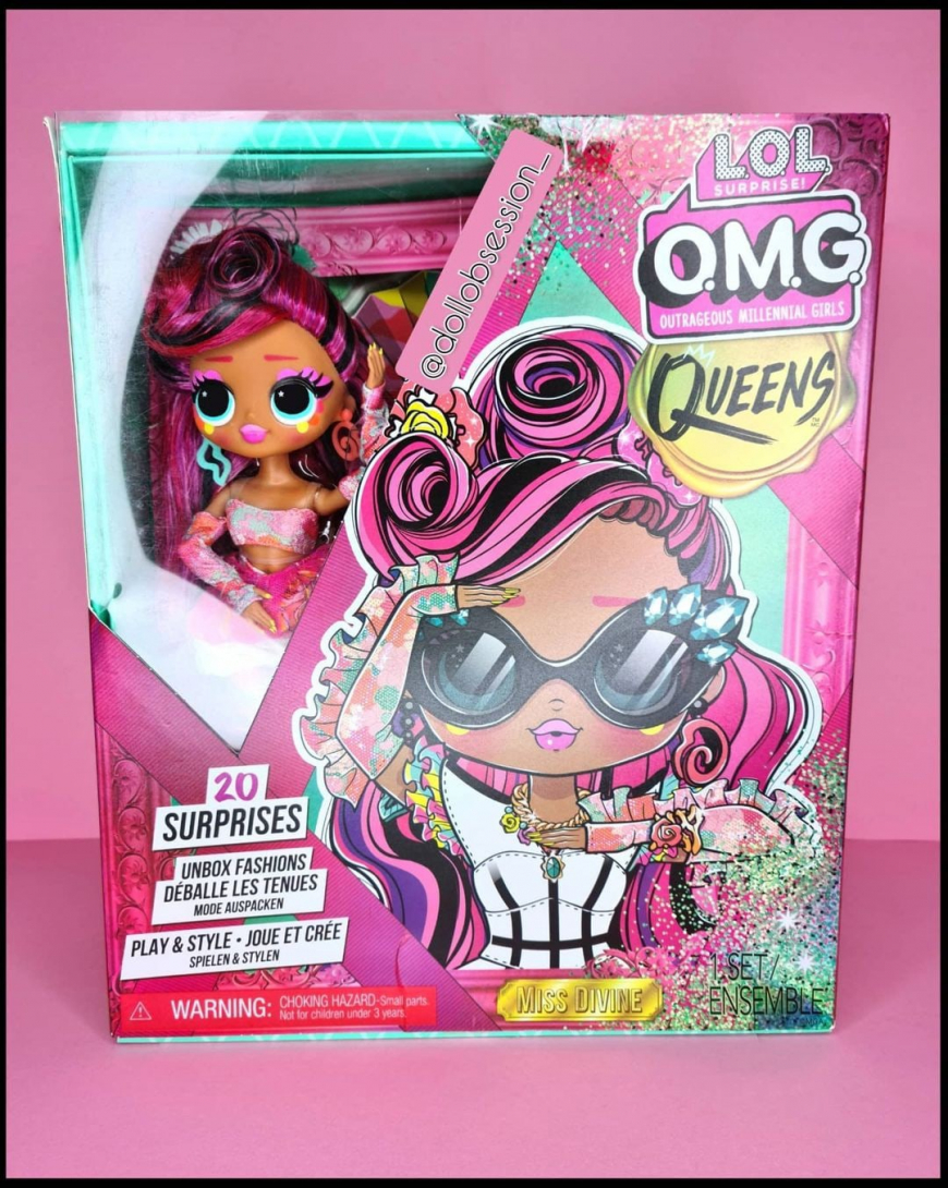 LOL OMG Queens Miss Divine doll in box