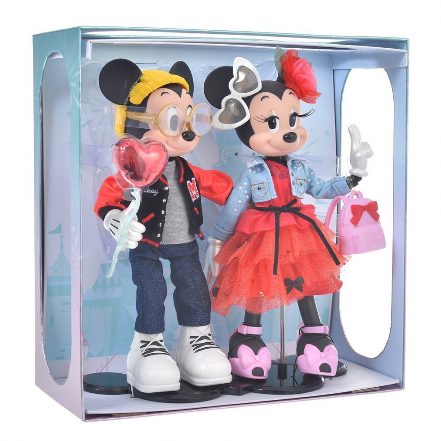 Disney Store Mickey and Minnie Limited Edition Designer Collection dolls set 2022