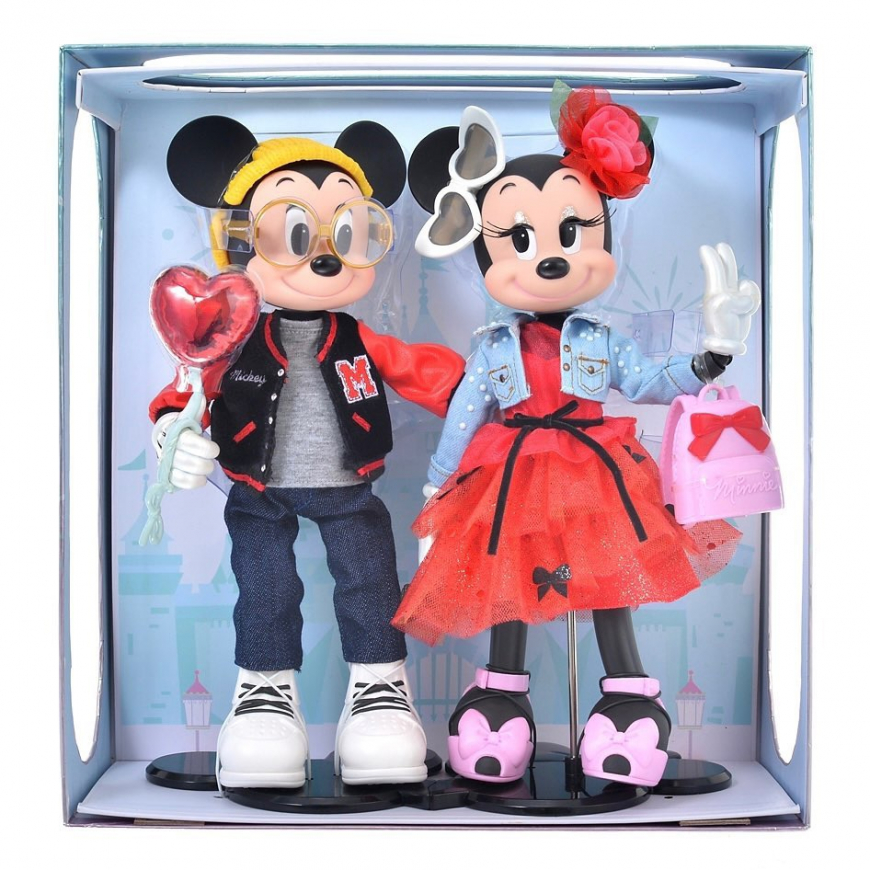 Disney Store Mickey and Minnie Limited Edition Designer Collection dolls set 2022