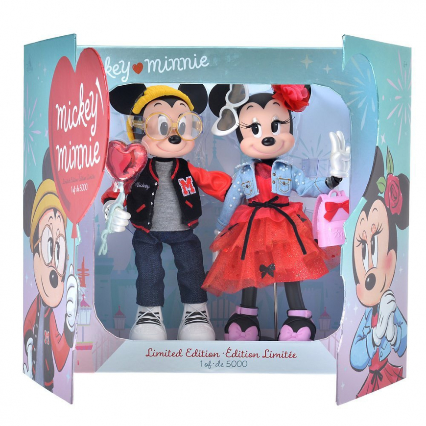 Disney Store Mickey and Minnie Limited Edition Designer Collection dolls set 2022