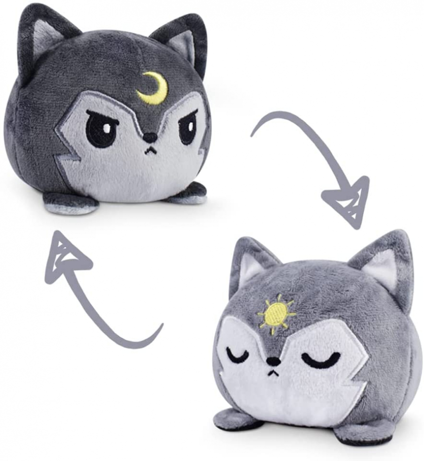 Cute new Reversible Wolf Plushie toy