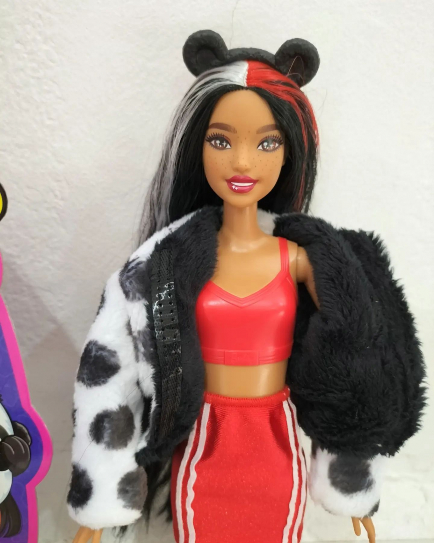 Barbie Cutie Reveal Panda doll in real life pictures