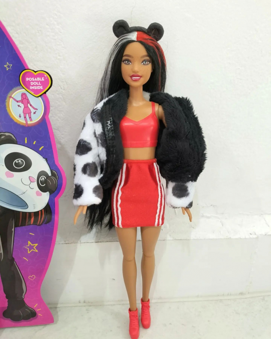 Barbie Cutie Reveal Panda doll in real life pictures