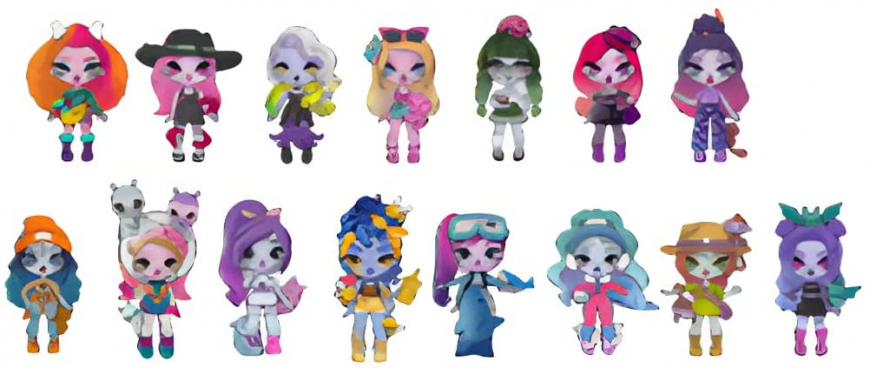 Zombaes dolls