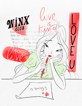 Winx Club Valentine avatar pictures with new official Winx Club art 2022