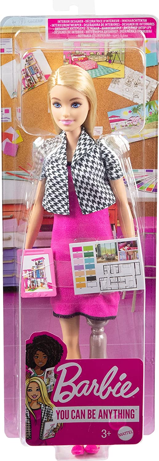 Barbie Interior Designer doll with prosthetic leg